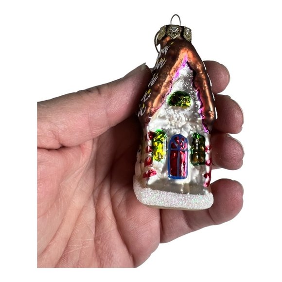 Thomas Pacconi Blown Glass Gingerbread House - Picture 2 of 6